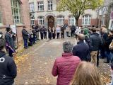 Lindenauschüler erinnern am 09. November 2023 an ihre Großauheimer jüdischen Mitbürger